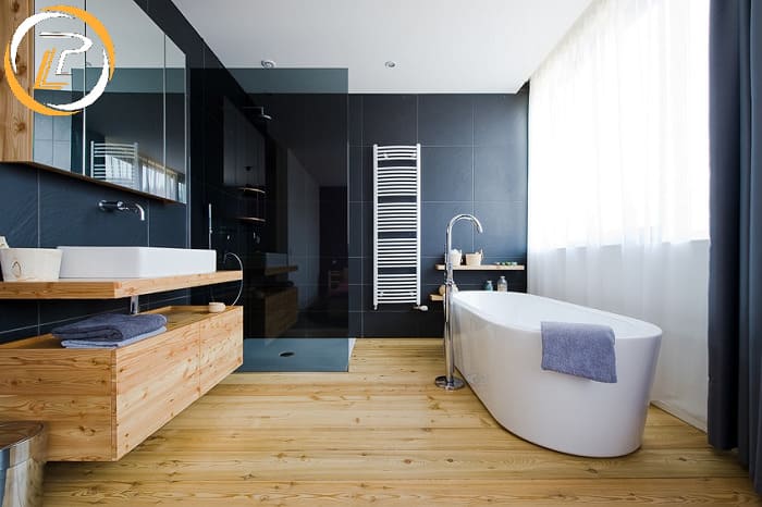 Có nên lát sàn gỗ công nghiệp cho phòng tắm không?